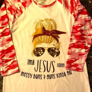 Ima Jesus lovin messy buns  and guns kinda girl#newadorable